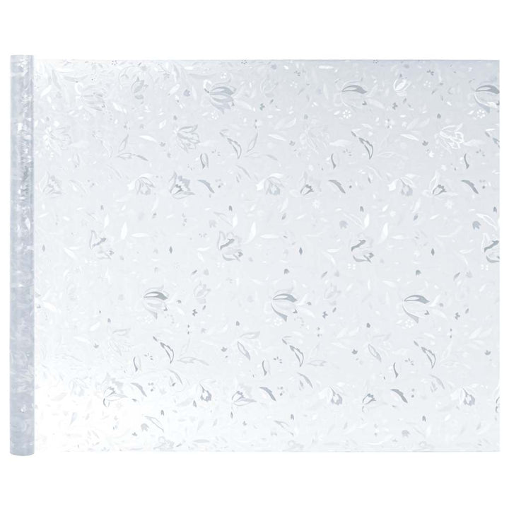 vinduesfolier 4 stk. blomstermønster matteret PVC