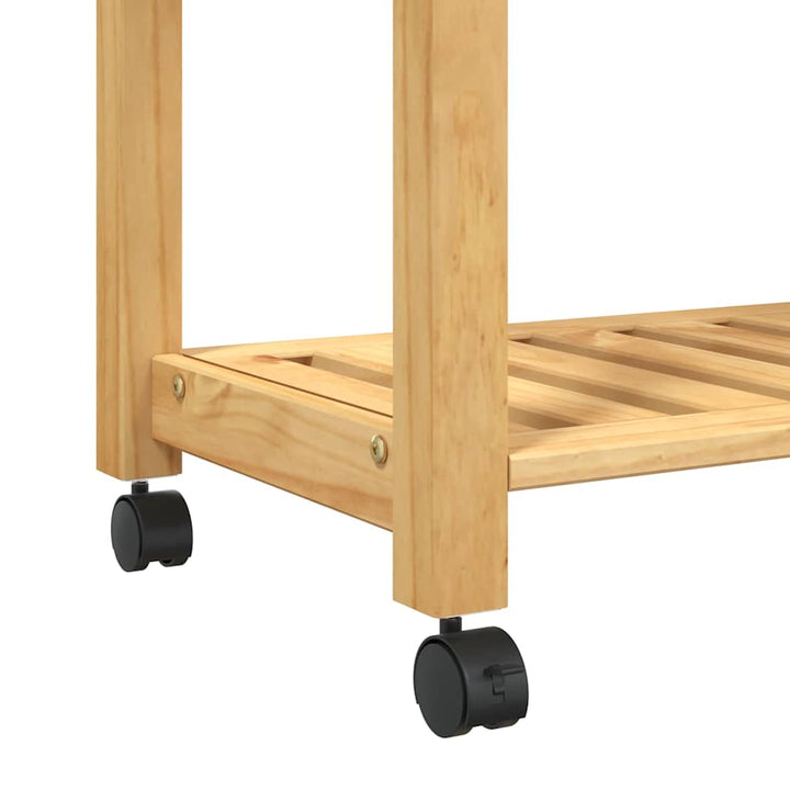 køkkenvogn MONZA 84x40x88,5 cm massivt fyrretræ
