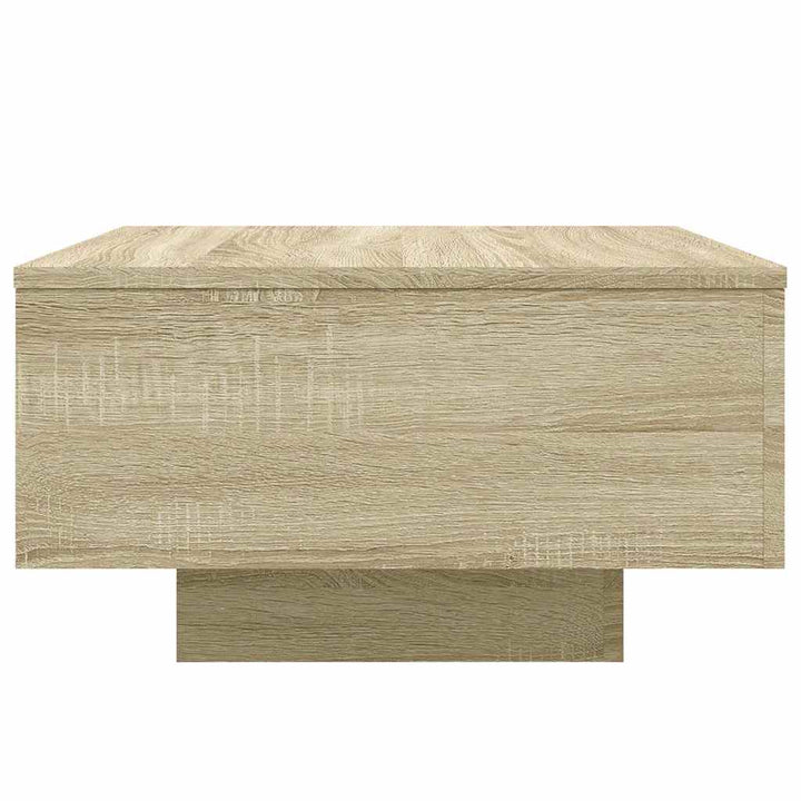 sofabord 55x55x31 cm konstrueret træ sonoma egetræsfarve