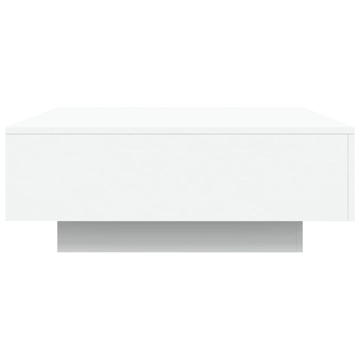 sofabord 80x80x31 cm konstrueret træ hvid