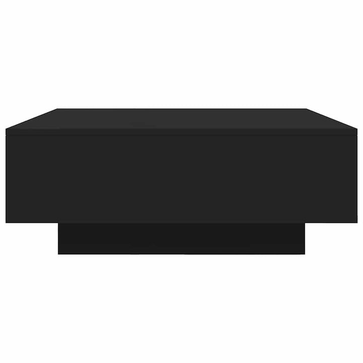 sofabord 80x80x31 cm konstrueret træ sort