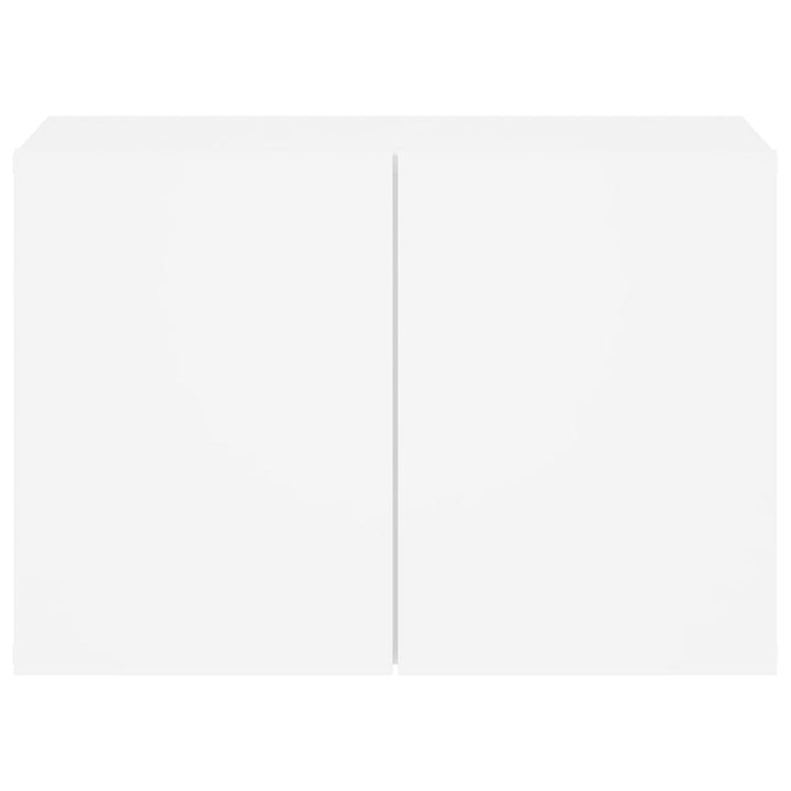 væghængt tv-bord 60x30x41 cm hvid