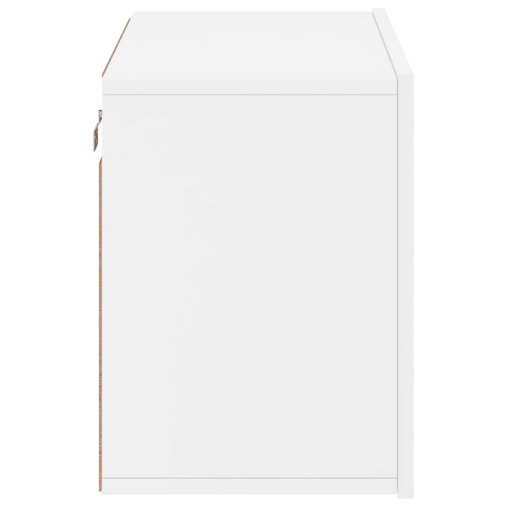 væghængt tv-bord 60x30x41 cm hvid