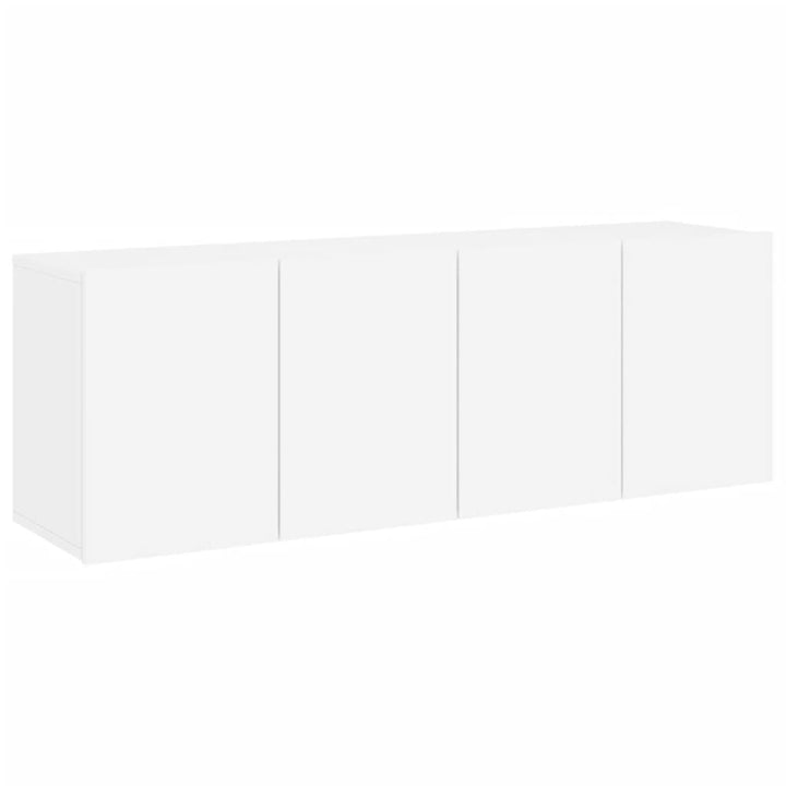 væghængte tv-borde 2 stk. 60x30x41 cm hvid