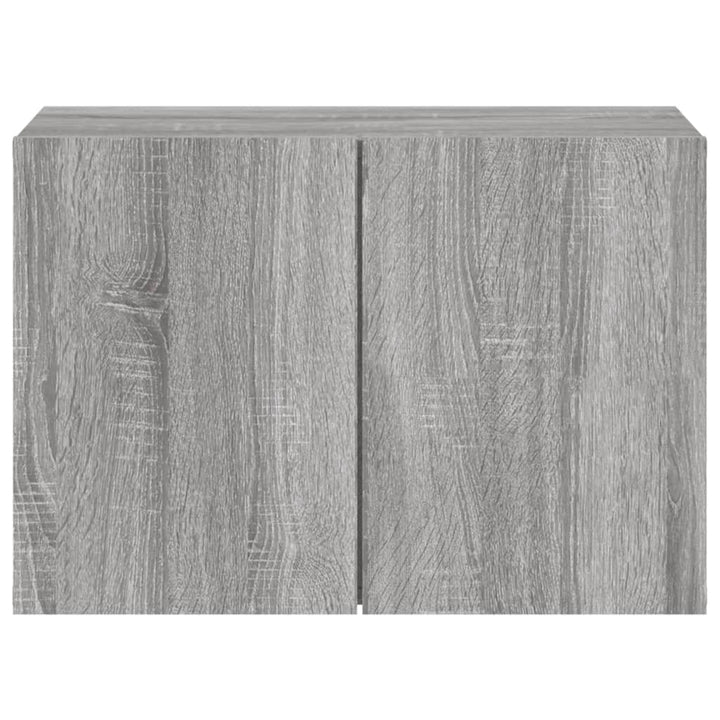 væghængt tv-bord 60x30x41 cm grå sonoma-eg