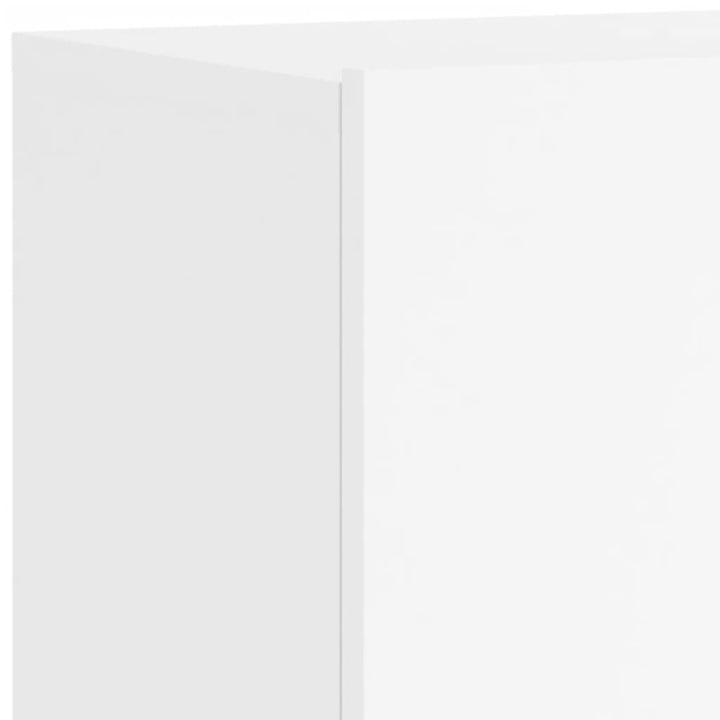 væghængt tv-bord 80x30x41 cm hvid