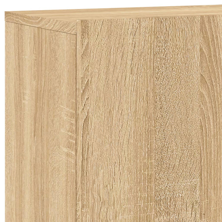 væghængt tv-bord 100x30x41 cm sonoma-eg