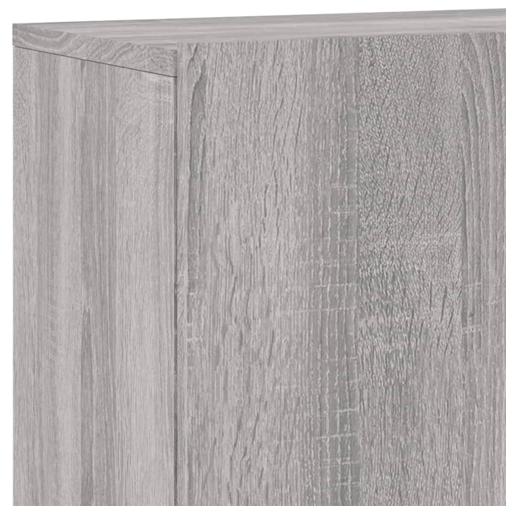væghængt tv-bord 100x30x41 cm grå sonoma-eg