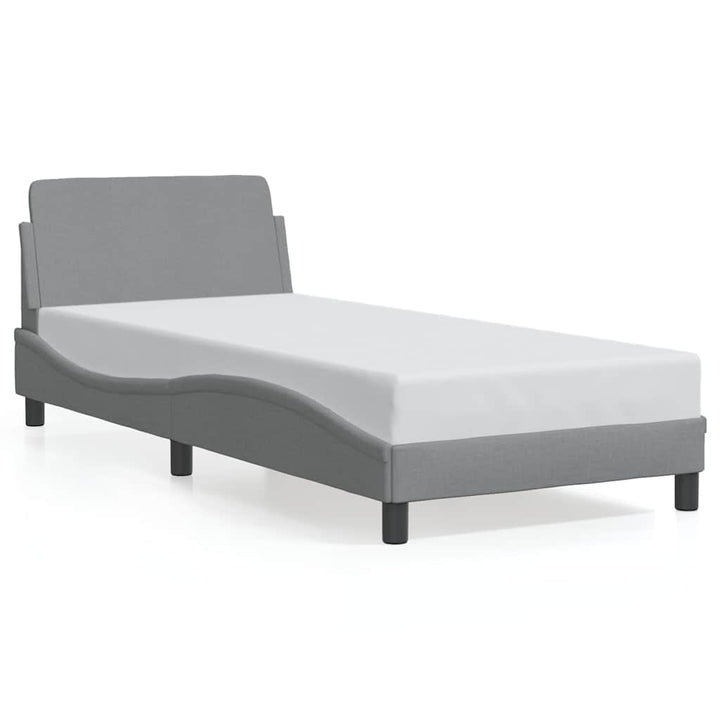 sengeramme Dover Lysegrå 80x200 cm Stof