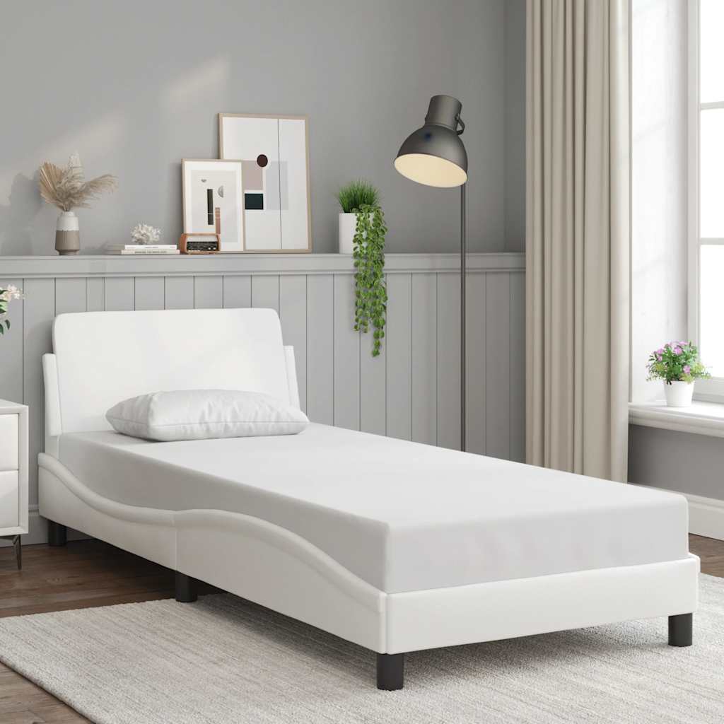 sengeramme Dover 80x200 cm kunstlæder hvid