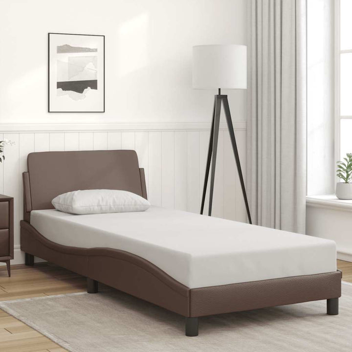 sengeramme Dover 80x200 cm kunstlæder brun