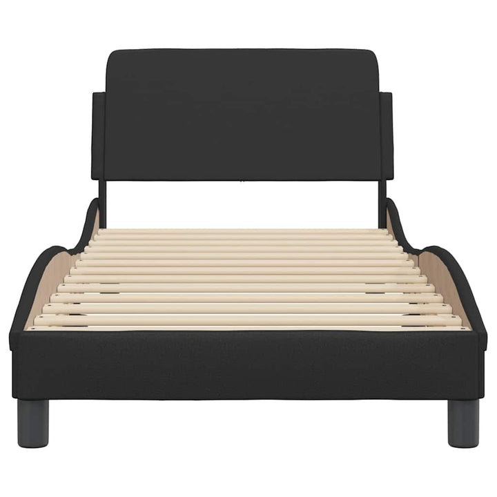 sengeramme Dover 90x190 cm kunstlæder sort