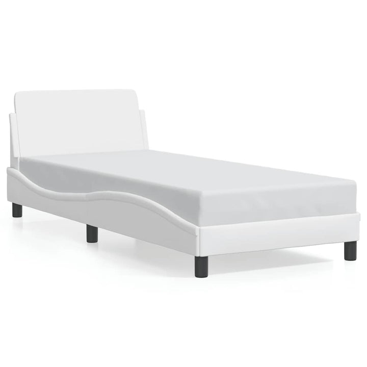 sengeramme Dover 90x190 cm kunstlæder hvid