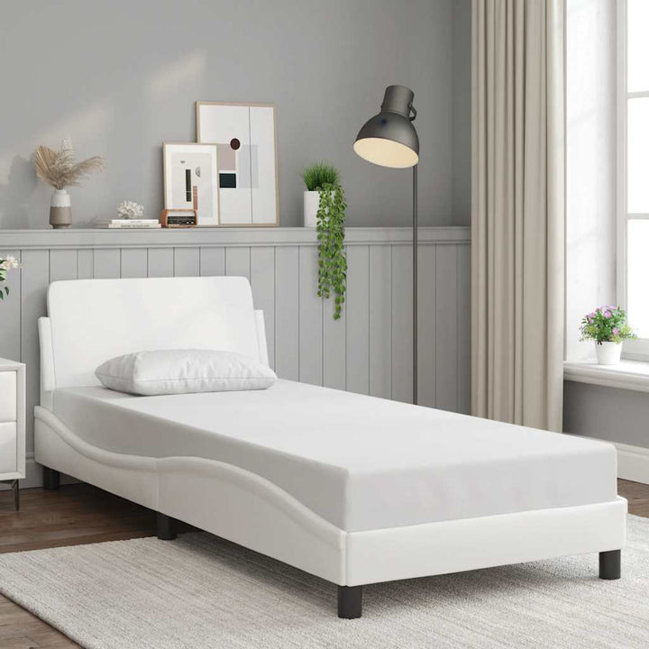 sengeramme Dover 90x200 cm kunstlæder hvid