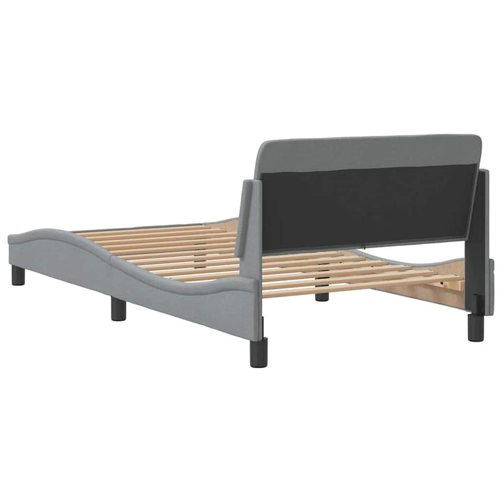 sengeramme Dover Lysegrå 100x200 cm Stof