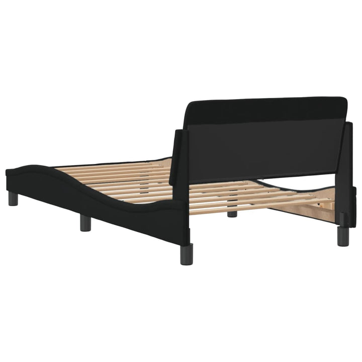 sengeramme Dover Sort 100x200 cm Stof