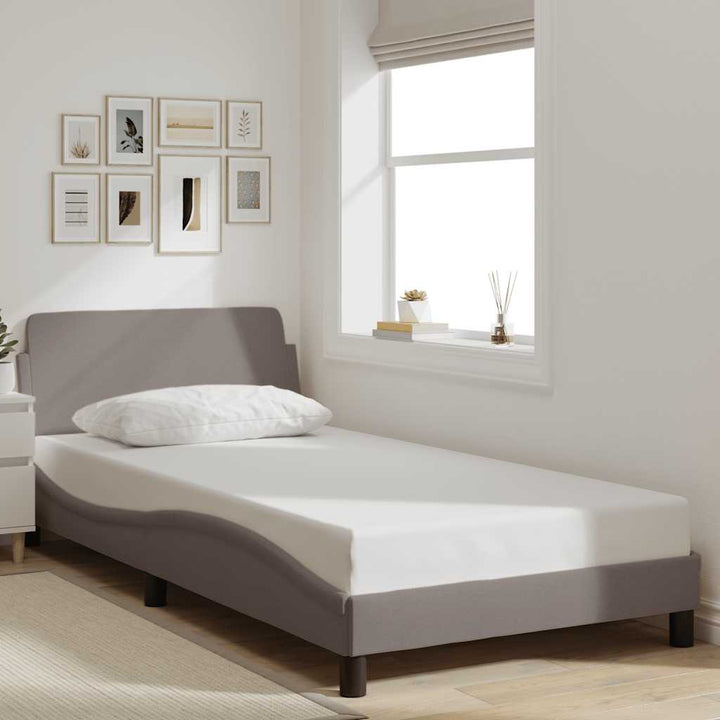 sengeramme Dover Taupe 100x200 cm Stof