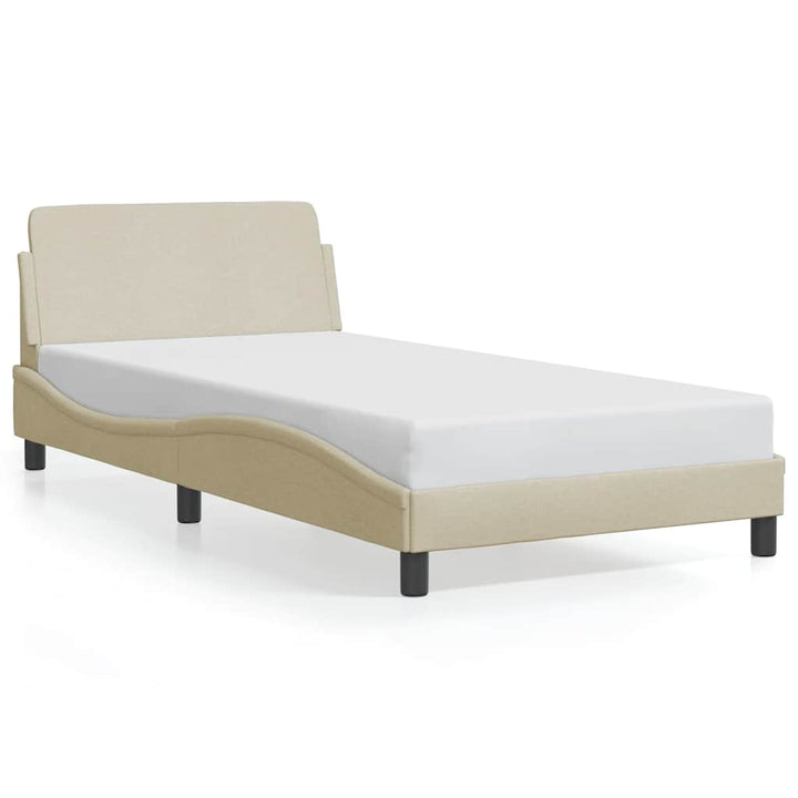 sengeramme Dover Creme 100x200 cm Stof
