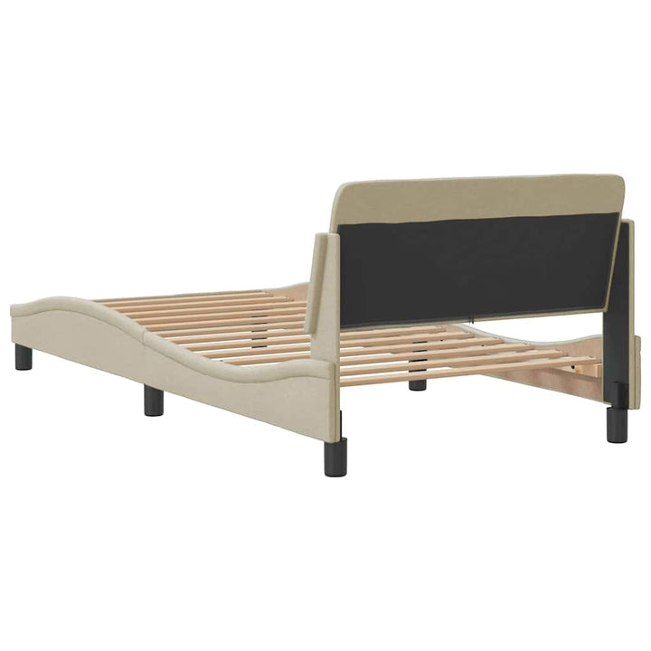 sengeramme Dover Creme 100x200 cm Stof