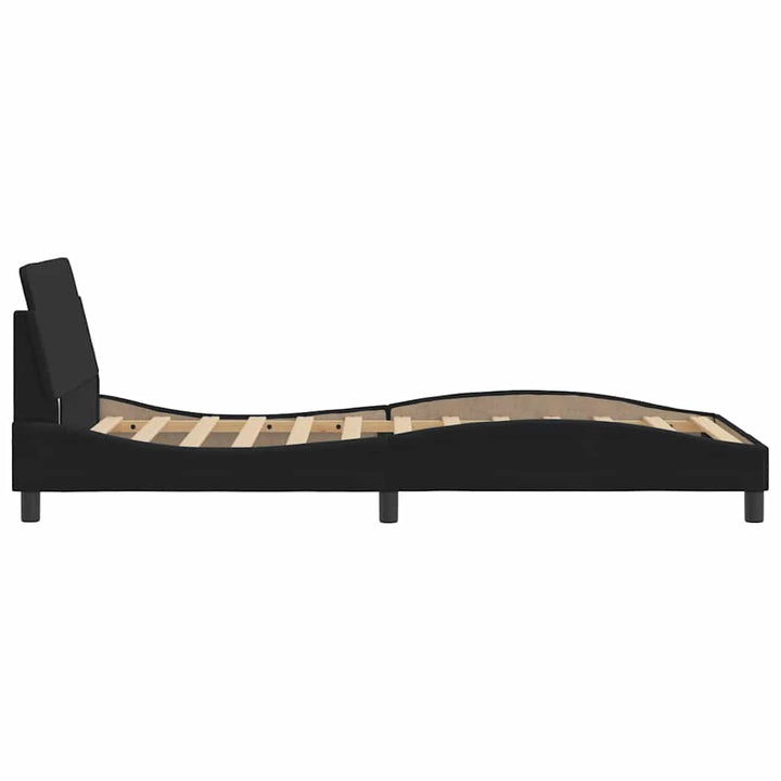 sengeramme Dover Sort 100x200 cm Fløjl