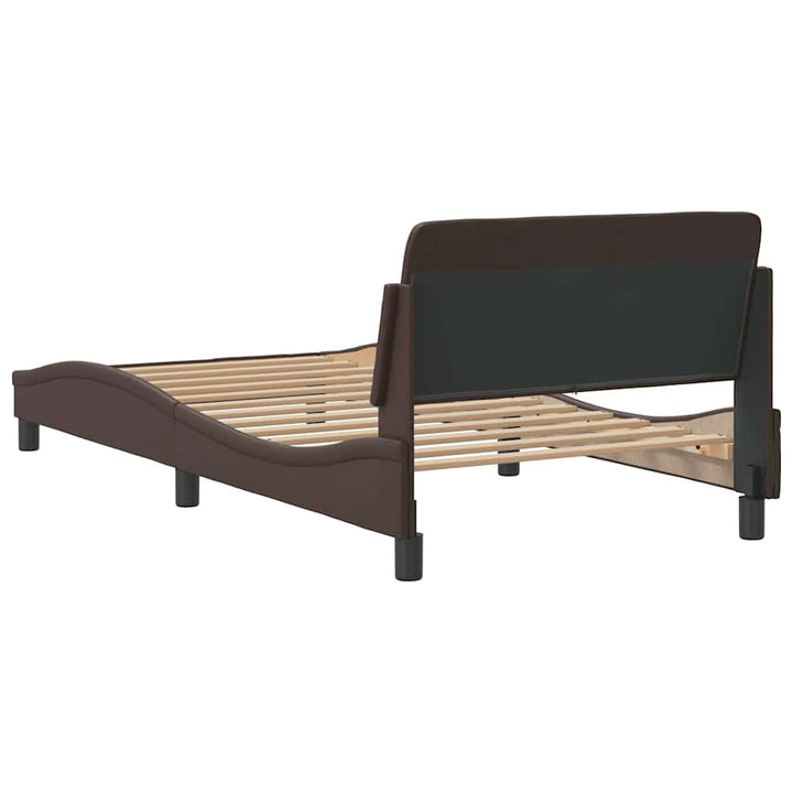 sengeramme Dover 100x200 cm kunstlæder brun