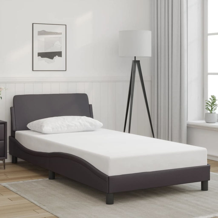 sengeramme Dover 100x200 cm kunstlæder grå