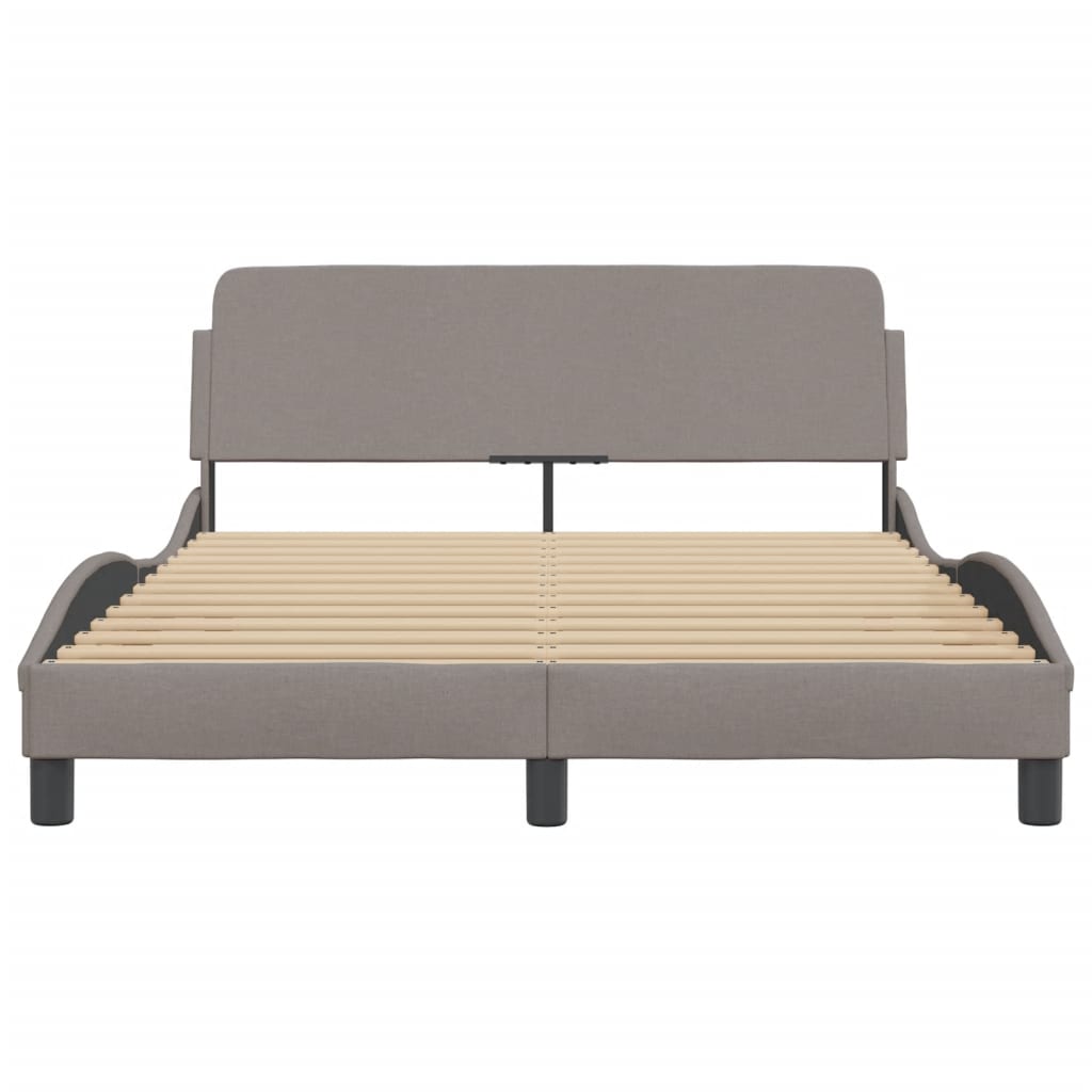 sengeramme Dover Taupe 120x200 cm Stof