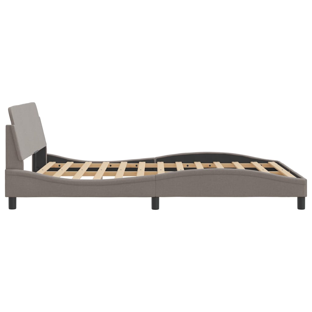 sengeramme Dover Taupe 120x200 cm Stof