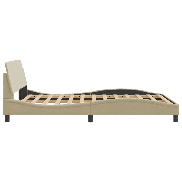 sengeramme Dover Creme 120x200 cm Stof