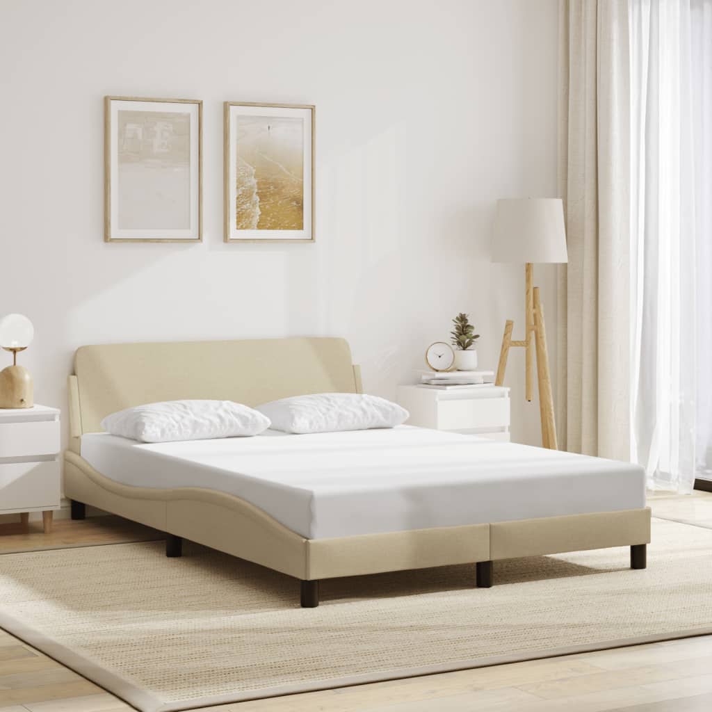 sengeramme Dover Creme 120x200 cm Stof