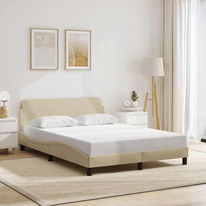 sengeramme Dover Creme 120x200 cm Stof