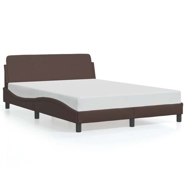 sengeramme Dover 120x200 cm kunstlæder brun