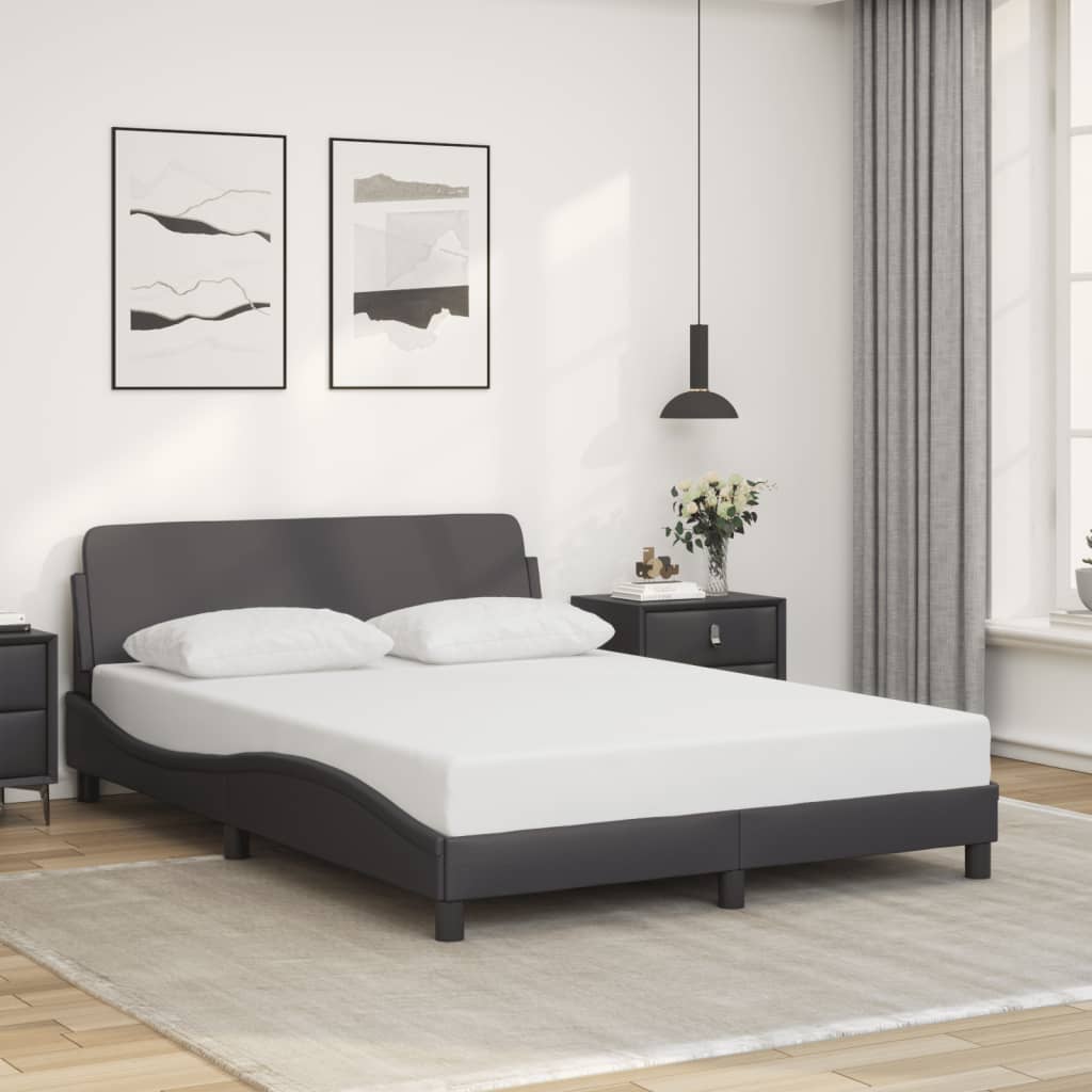 sengeramme Dover 120x200 cm kunstlæder grå
