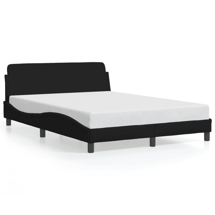 sengeramme Dover 140x190 cm stof sort