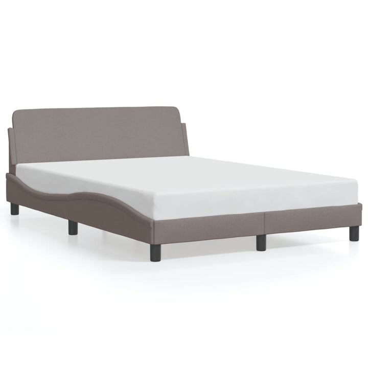 sengeramme Dover 140x190 cm stof gråbrun