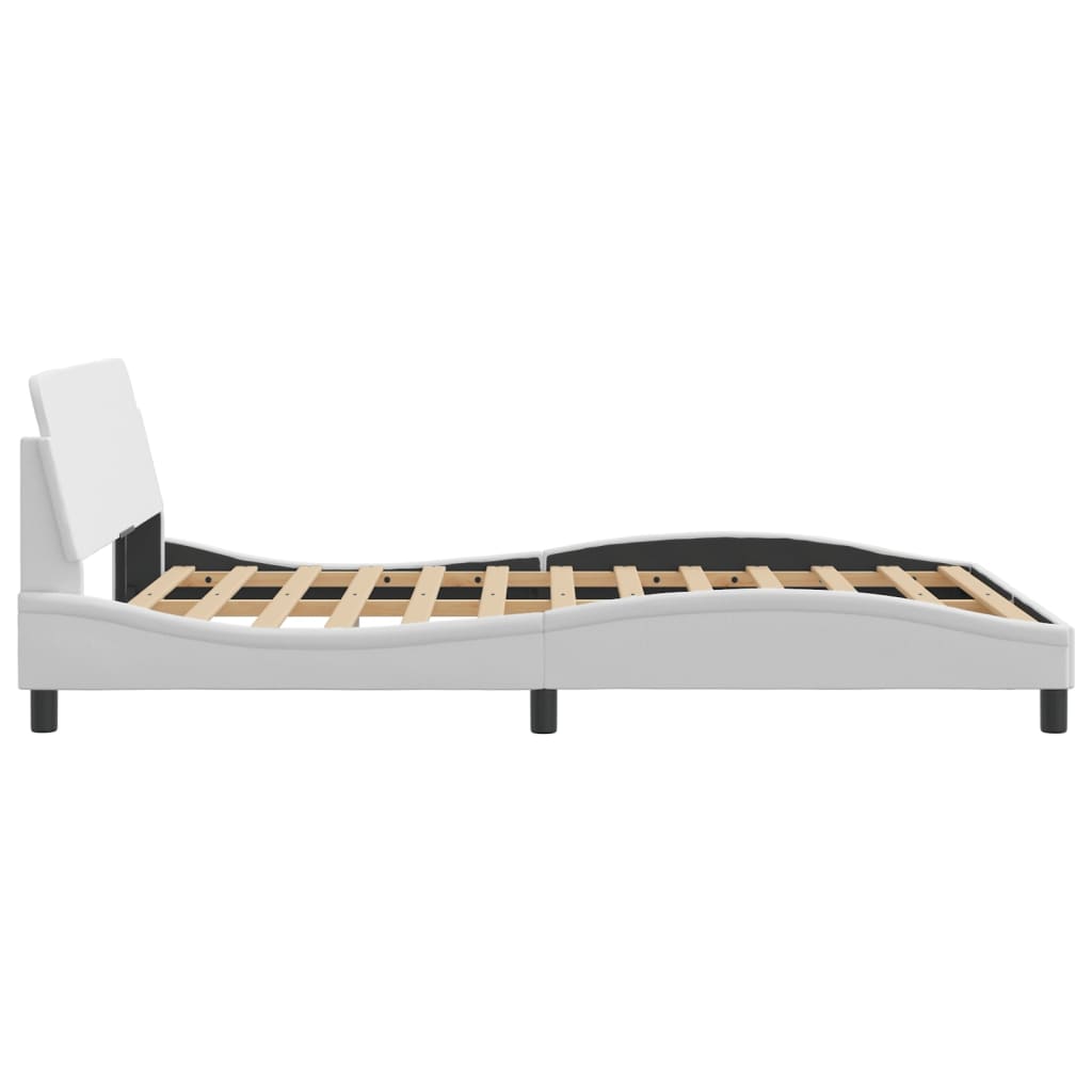 sengeramme Dover 140x190 cm kunstlæder sort
