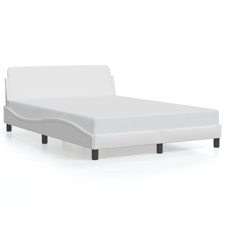 sengeramme Dover 140x190 cm kunstlæder hvid