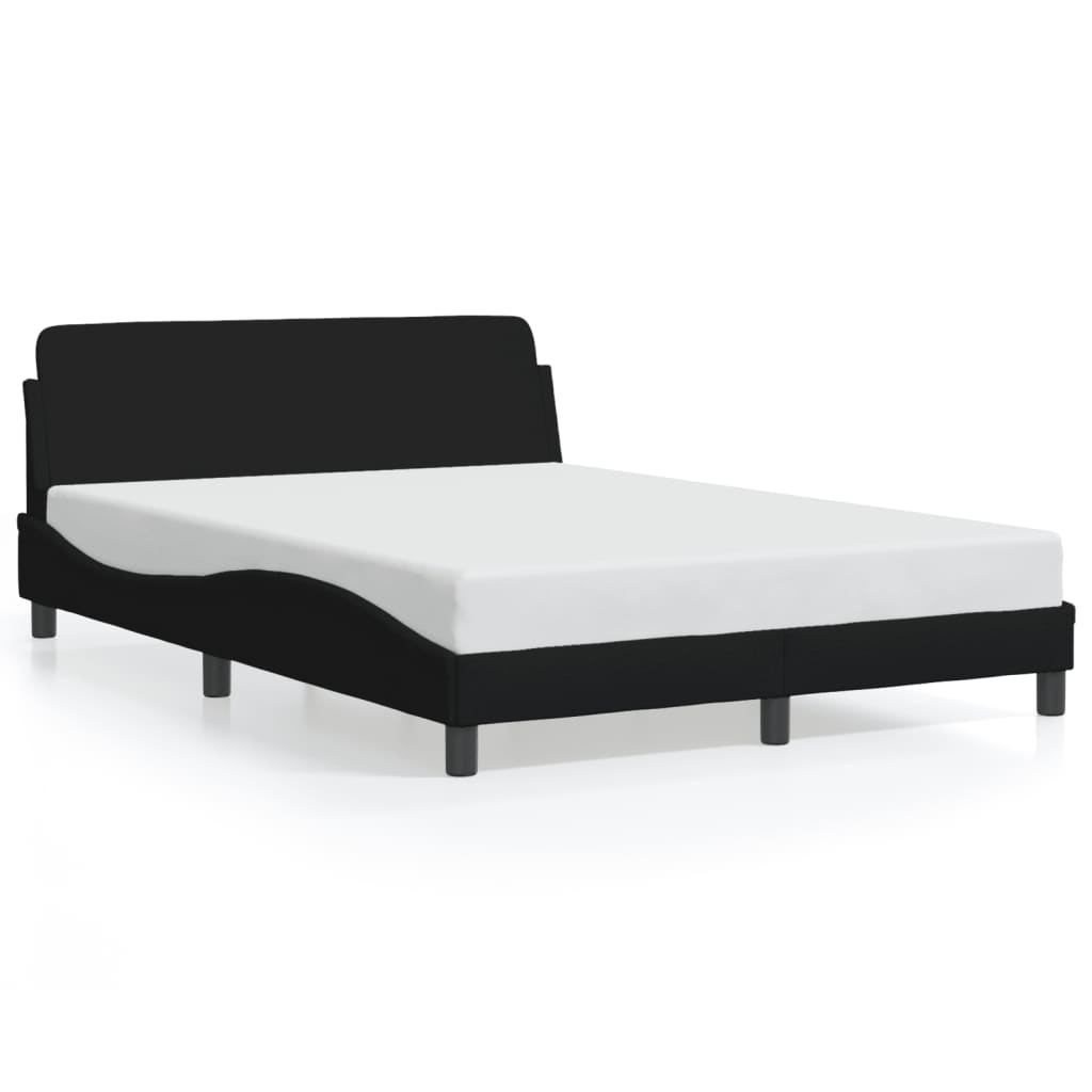 sengeramme Dover 140x200 cm stof sort