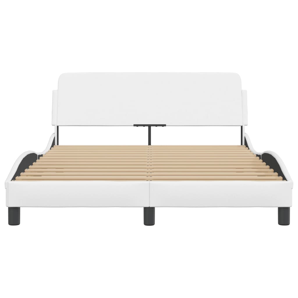 sengeramme Dover 140x200 cm kunstlæder hvid