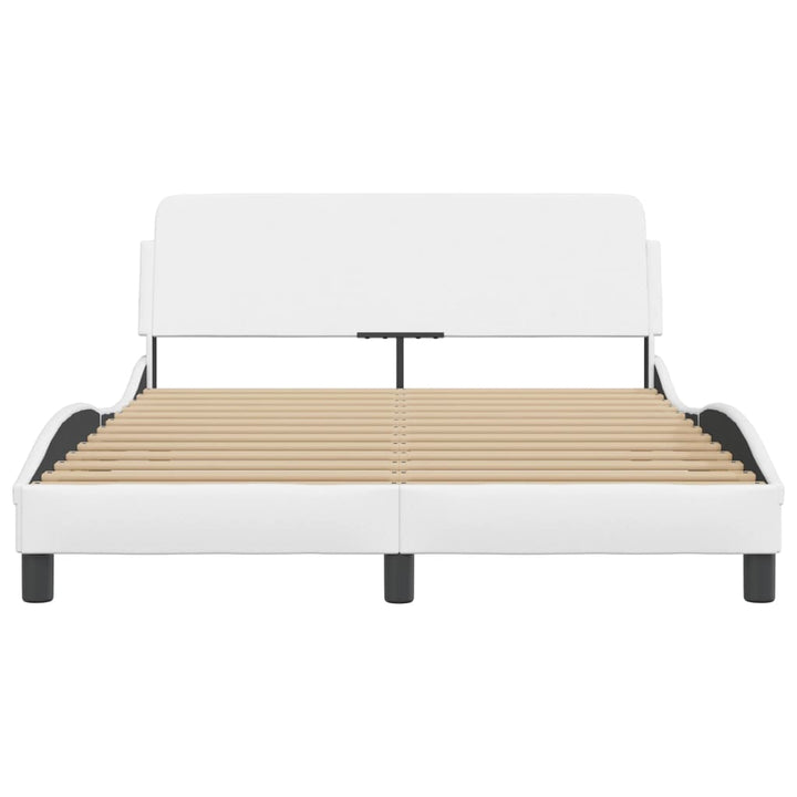 sengeramme Dover 140x200 cm kunstlæder hvid