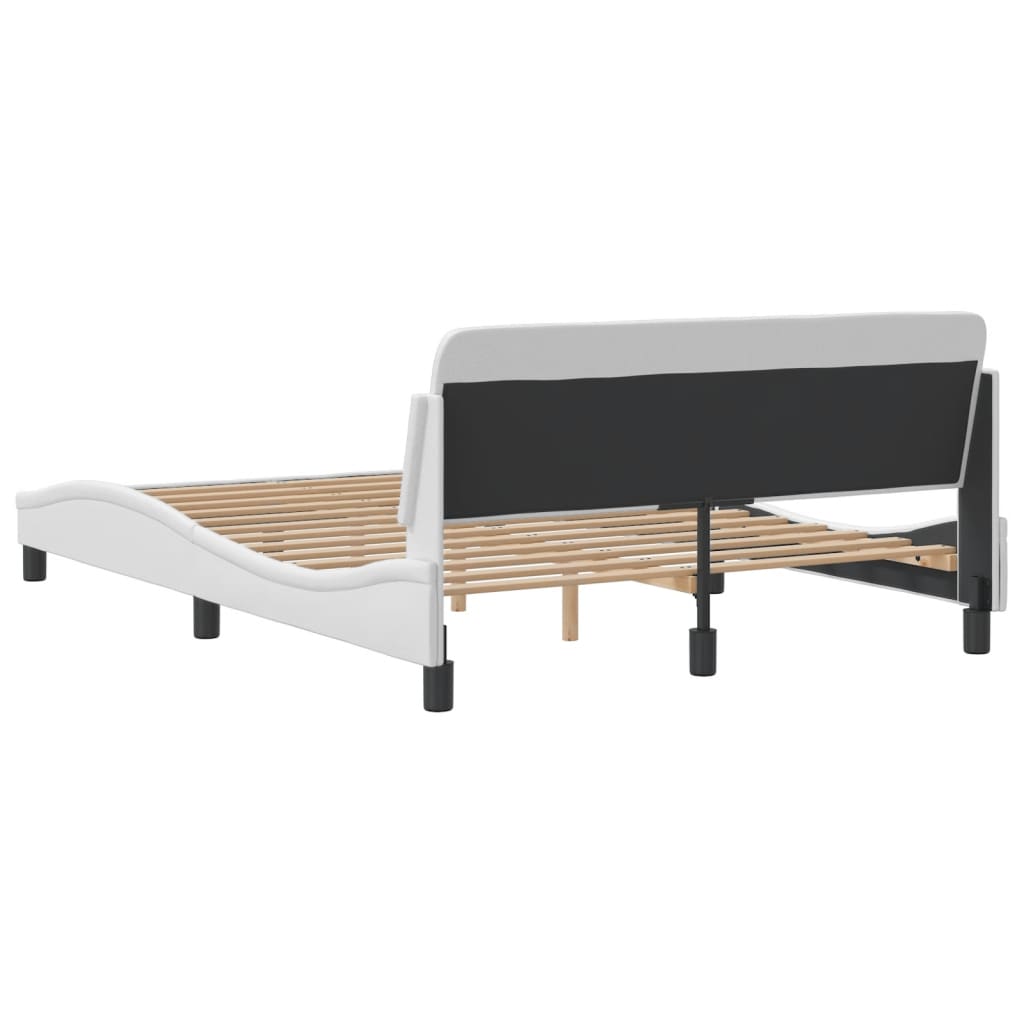 sengeramme Dover 140x200 cm kunstlæder hvid