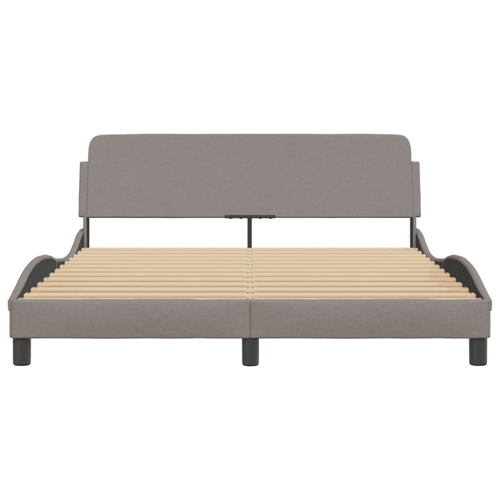 sengeramme Dover 160x200 cm stof gråbrun