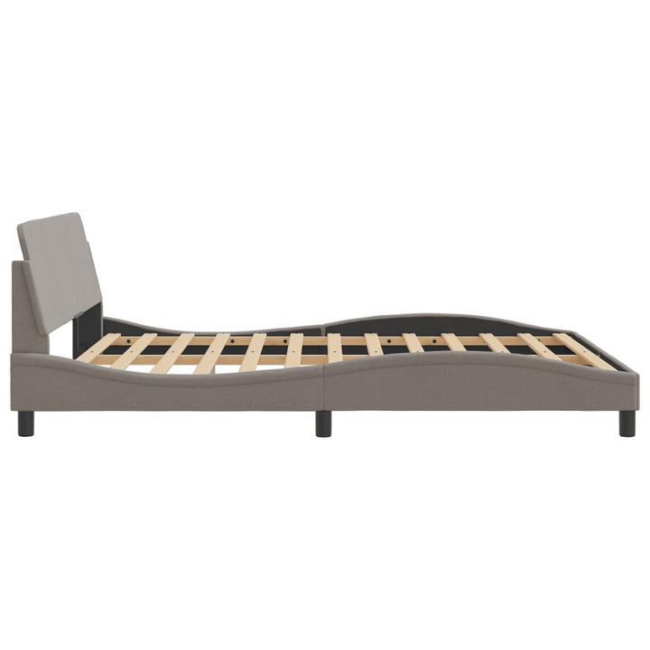 sengeramme Dover 160x200 cm stof gråbrun