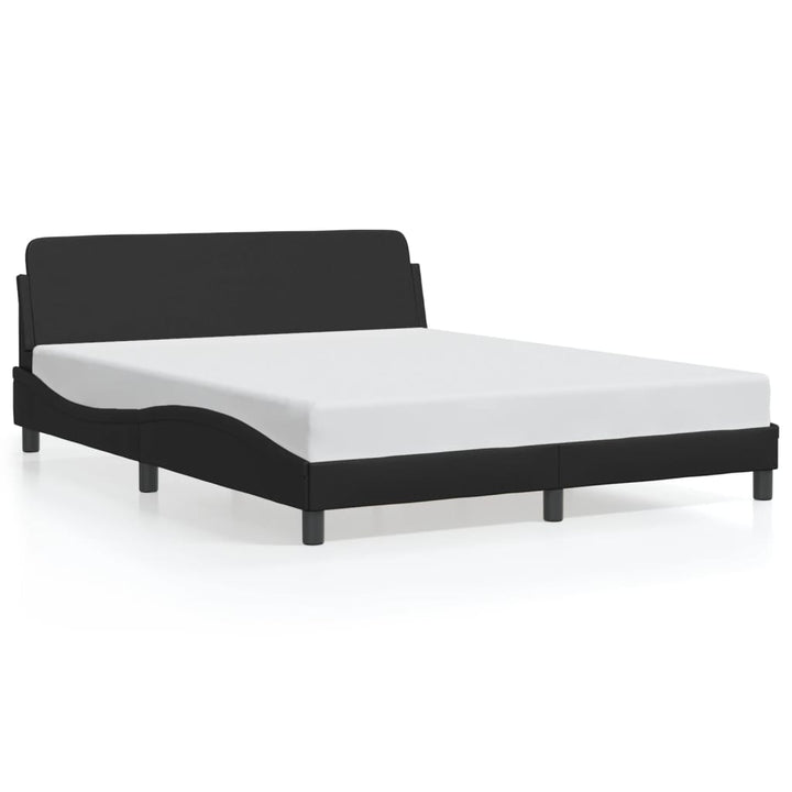 sengeramme Dover 160x200 cm kunstlæder sort