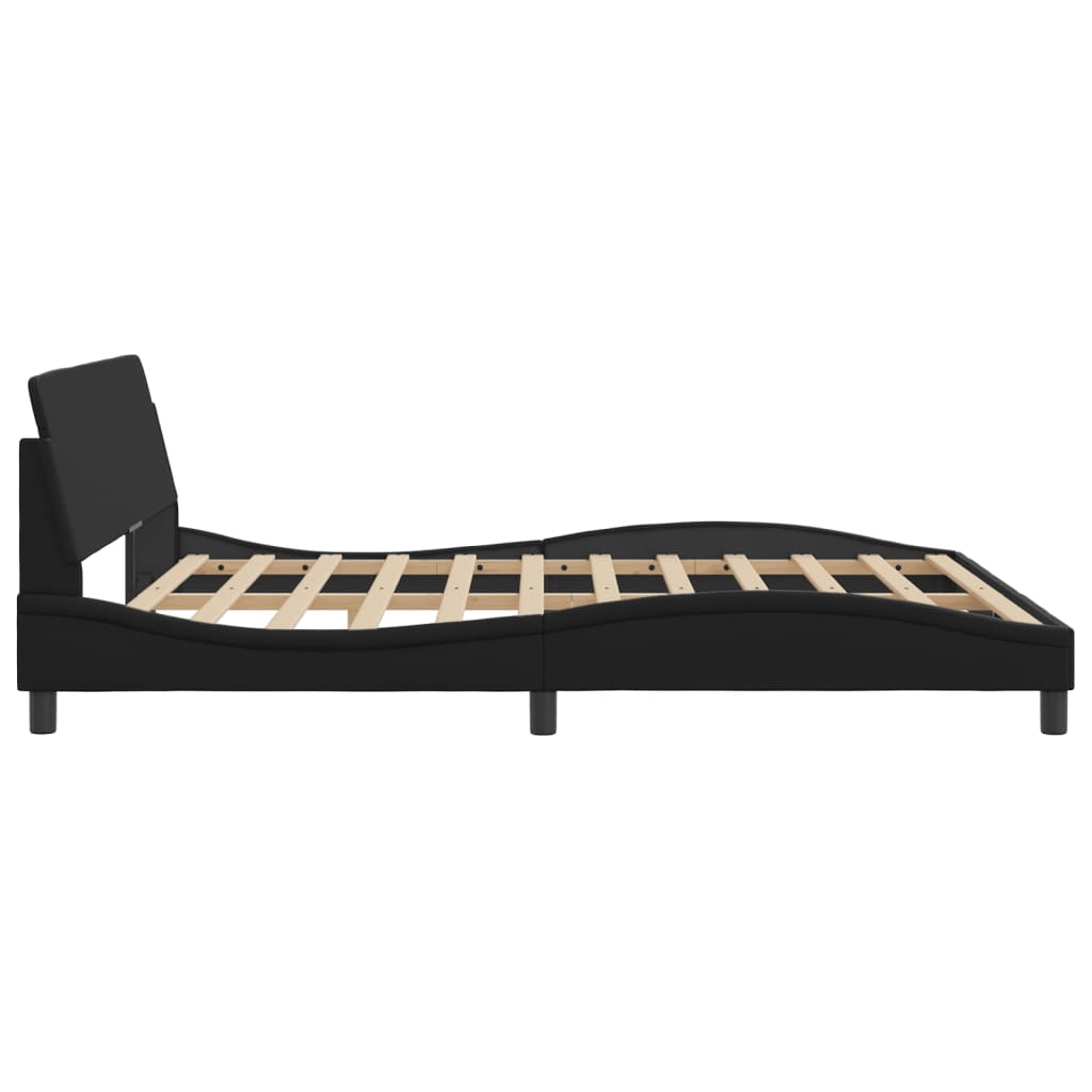 sengeramme Dover 180x200 cm kunstlæder sort