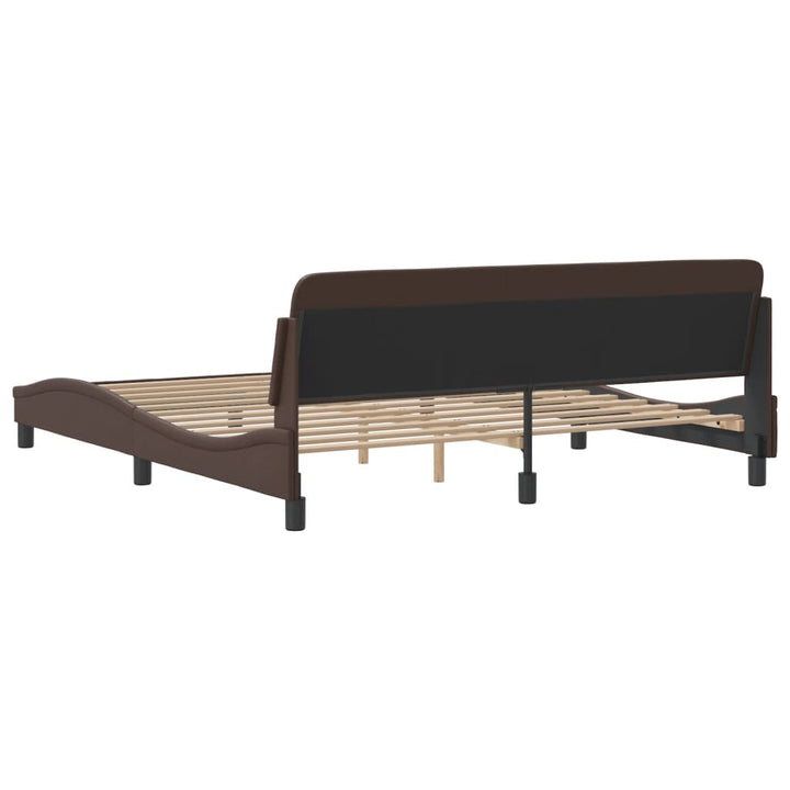 sengeramme Dover 180x200 cm kunstlæder brun