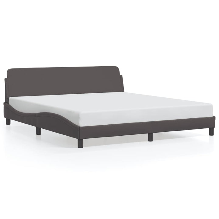 sengeramme Dover 180x200 cm kunstlæder grå