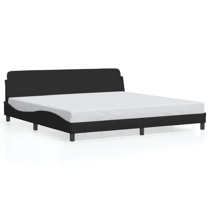 sengeramme Dover 200x200 cm stof sort
