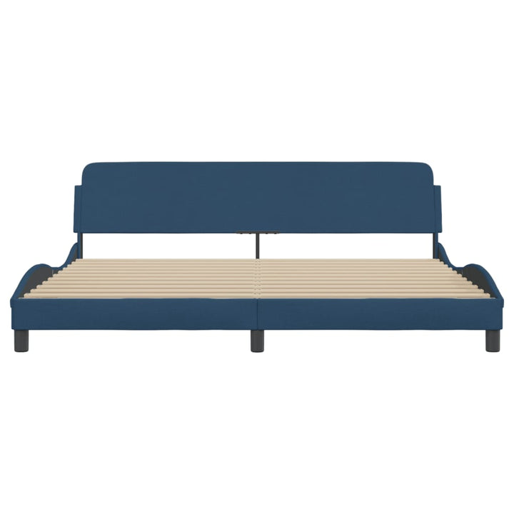 sengeramme Dover 200x200 cm stof blå