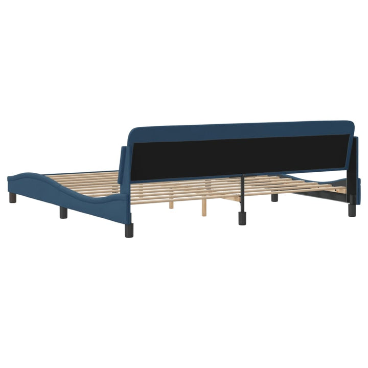 sengeramme Dover 200x200 cm stof blå